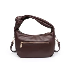 The Gold Stud Crossbody in Espresso