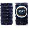 The Grab & Go Ponytail Holders in Navy