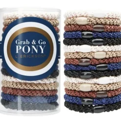 The Grab & Go Ponytail Holders in Neutral