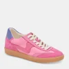 The Gum Sole Court Lace Sneaker in Pink