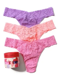The Heart Three Pack Original Rise Thong