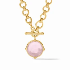 The Honeybee Demi Necklace in Iridescent Rose
