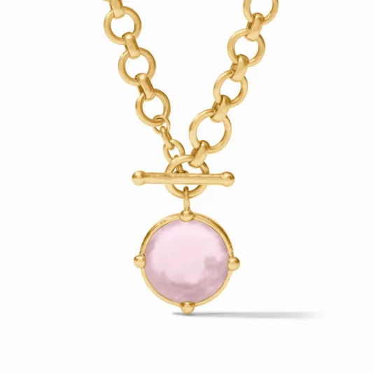 The Honeybee Demi Necklace in Iridescent Rose