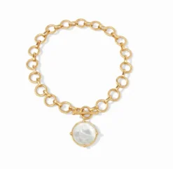 The Honeybee Statement Necklace in Clear Crystal