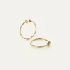 The Icon Hoop in Gold