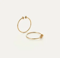 The Icon Hoop in Gold