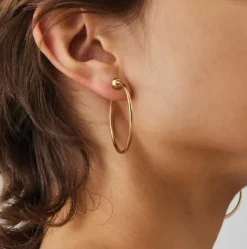 The Icon Hoop in Gold