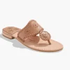 The Jacks Flat Sandal in Toast