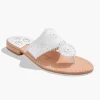 The Jacks Flat Sandal in White