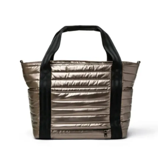 The Jetset Wingman Tote in Pearl Latte