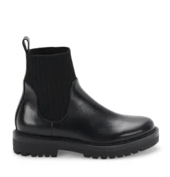 The Knit Top Bootie in Black