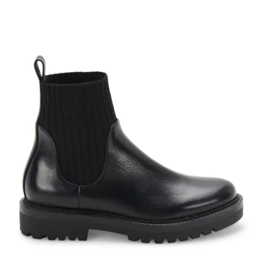 The Knit Top Bootie in Black