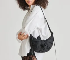 The Knotted Crossbody in Black