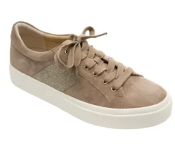 The Lace Sneaker with Chain Detailing in Military