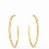 The Large Colette Bead Hoop in Gold