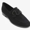 The Loafer with Pave Snake Ornament in Black