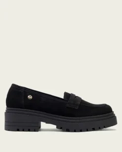 The Lug Loafer in Black