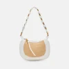 The Mixed Media Shoulder Bag in Natural