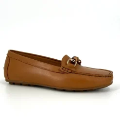 The Moccasin with Bamboo Bit in Tan
