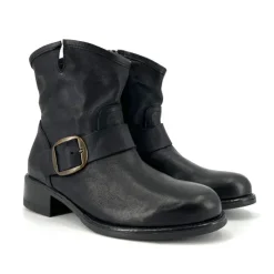 The Moto Bootie in Black