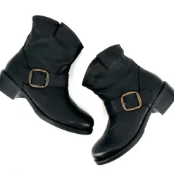 The Moto Bootie in Black