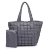 The Nylon Puffer in Carbon Grey