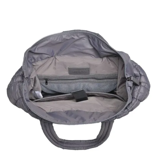 The Nylon Puffer in Carbon Grey