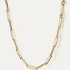 The Open Link Necklace in Gold