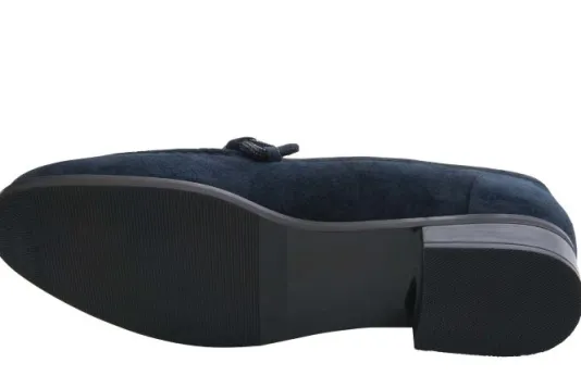 The Pave Loafer in Navy