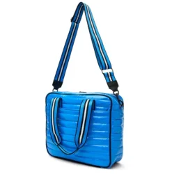 The Pickleball Tote in Blue Patent