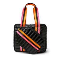 The Pickleball Tote in Pearl Black