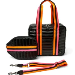 The Pickleball Tote in Pearl Black