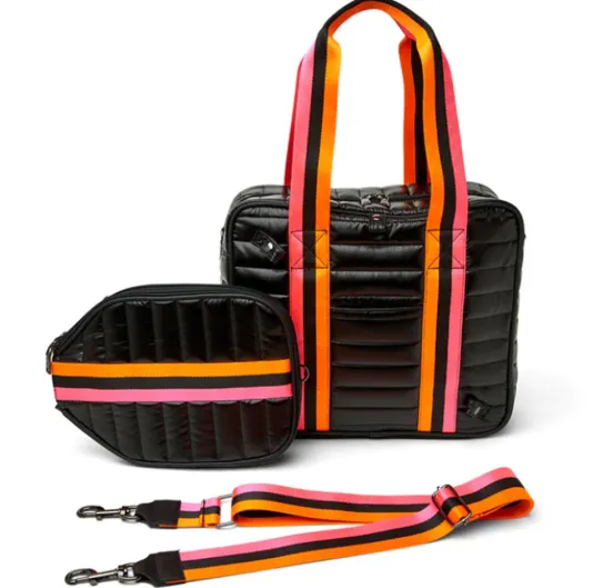 The Pickleball Tote in Pearl Black