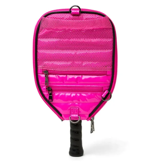 The Pickleball Tote in Pink Patent