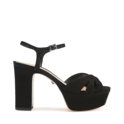 The Platform Sandal in Black