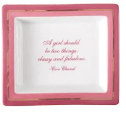 The Porcelain Jewelry Tray in Pink
