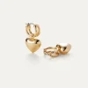The Puffy Heart Earing in Gold