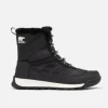 The Quilted Lace Snowboot in Black