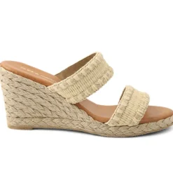 The Raffia 2 Band Espadrille in Sand