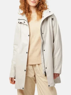 The Rain Jacket in Milk Cream