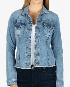 The Raw Hem Jean Jacket in Standard