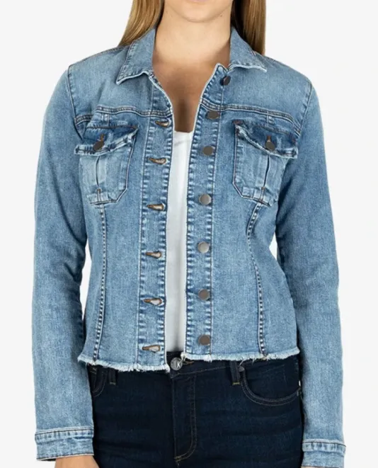 The Raw Hem Jean Jacket in Standard