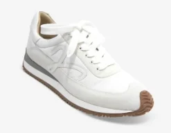 The Retro Lace Sneaker in White