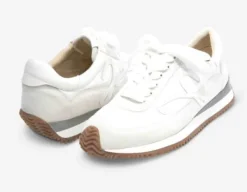 The Retro Lace Sneaker in White