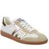 The Retro Soccer Lace Sneaker in Beige