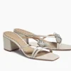 The Rose Bud Sandal in Pearl