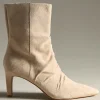 The Roughed Dress Bootie in Dune