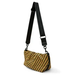 The Savannah Crossbody in Dune Raffia Stripe
