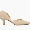 The Scallop Edge D'Orsay Pump in Mushroom