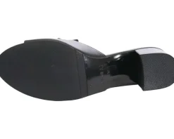 The Sling Back Almond Toe MJ Pump in Black